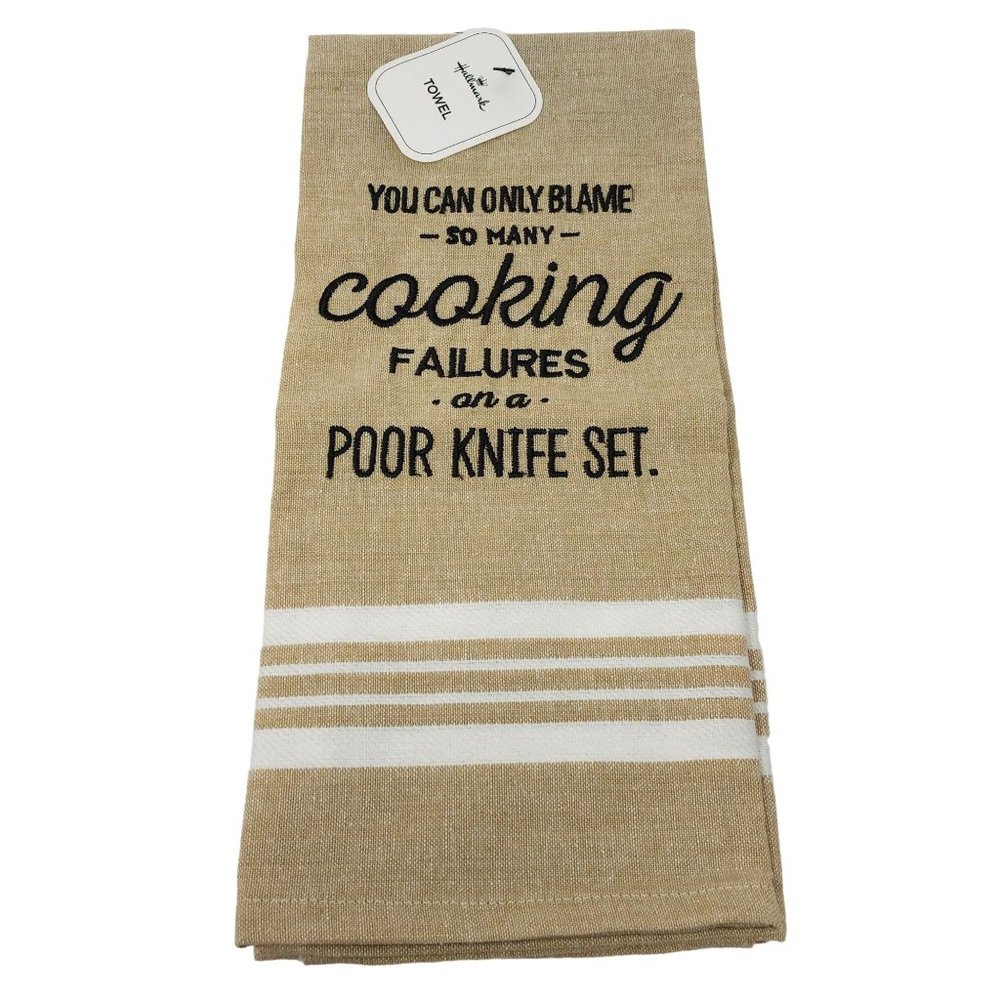 Hallmark Cooking Failures Tea Dish Towel Kitchen Linens